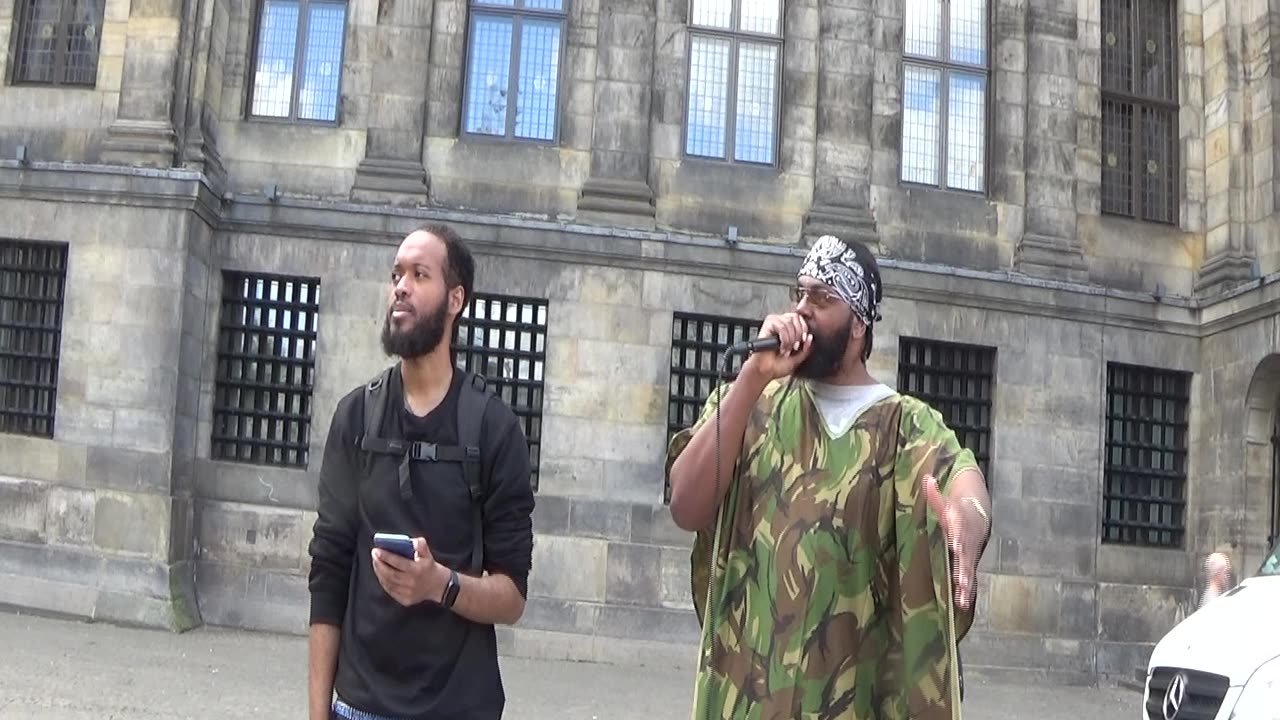 Hebrew Israelites Prophetic Camp Street Teaching 22-6- 2024 Amsterdam (The Dam/Netherlands) Pt 1