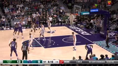 Bucks Bench Clowning Hornets Ugly Shot! 2022-23 NBA Season