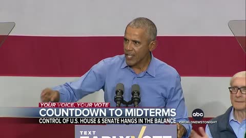 Former presidents Obama and Trump hit the campaign trail in advance of midterms
