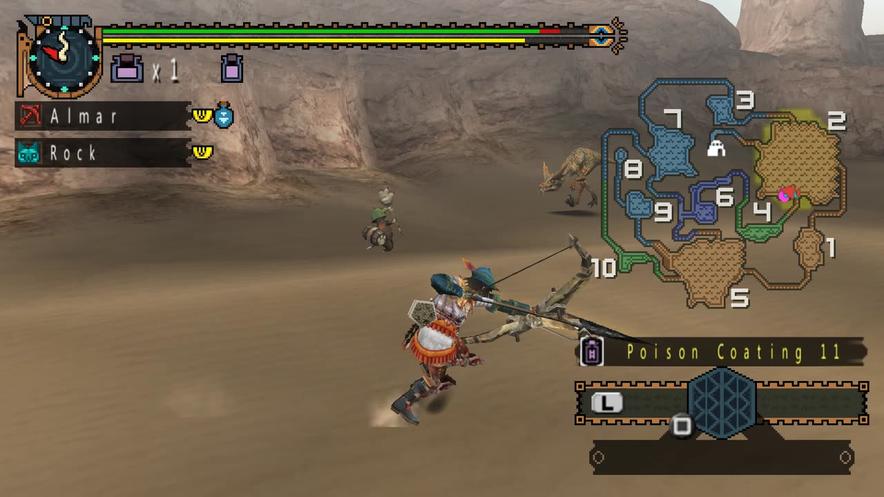 Monster Hunter Freedom Unite - Hunt the Gendrome Quest Walkthrough