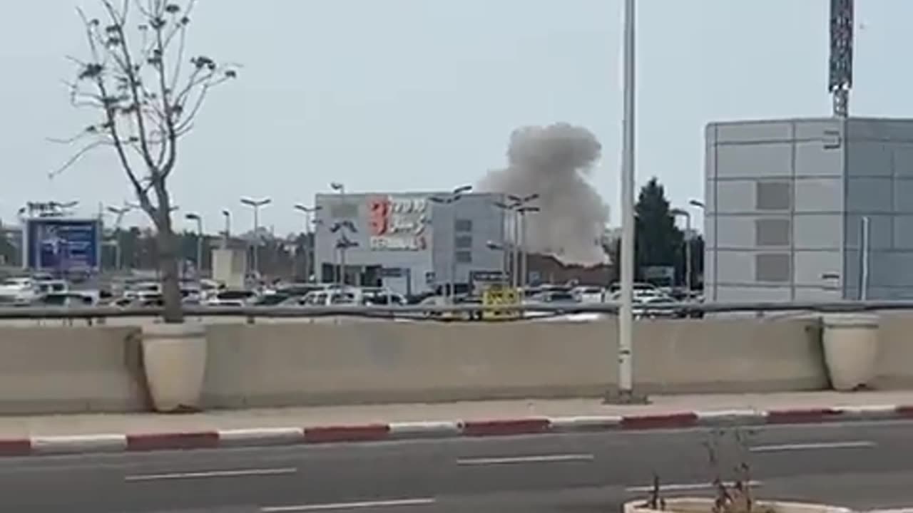 Rocket hits and damage reported in the vicinity of Ben Gurion International Airport of Israel