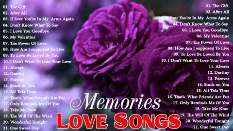 Romantic Love Songs 80s 90s Greatest Love Songs Collection Best Love Songs Ever v720P