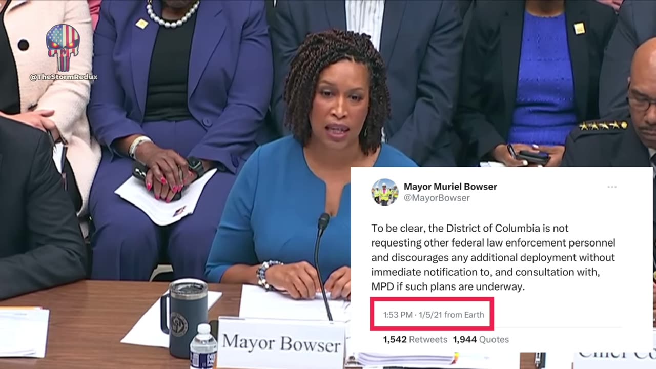 Why did Mayor Bowser misrepresent the facts when she testified in front of Congress?