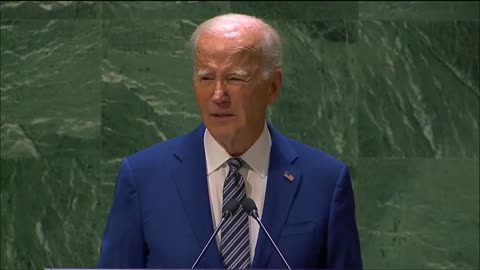 Biden Slips Up at UN, Talks About 'Accelerating Climate Crisis'