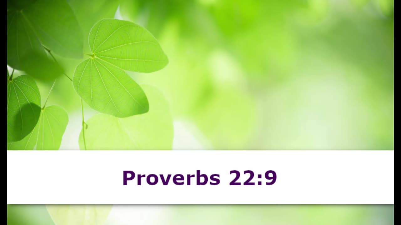 1 Minute -- Proverbs 22 Devotional -- May 22, 2023