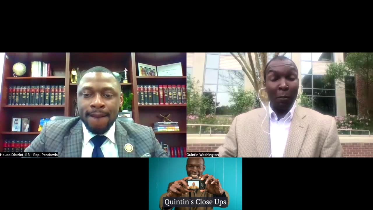 Quintin's Close-Ups interview with Marvin Pendarvis