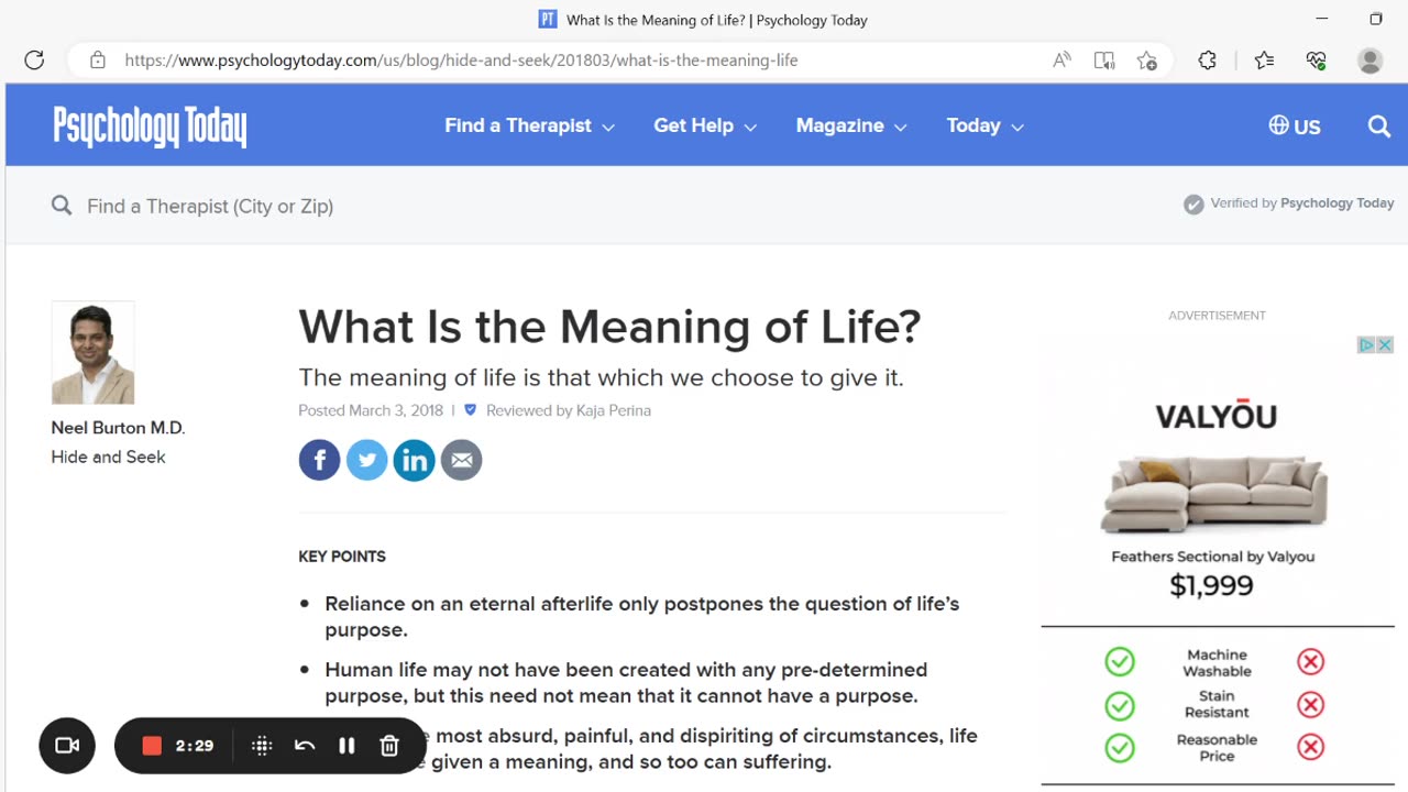 What Is The Meaning Of Life