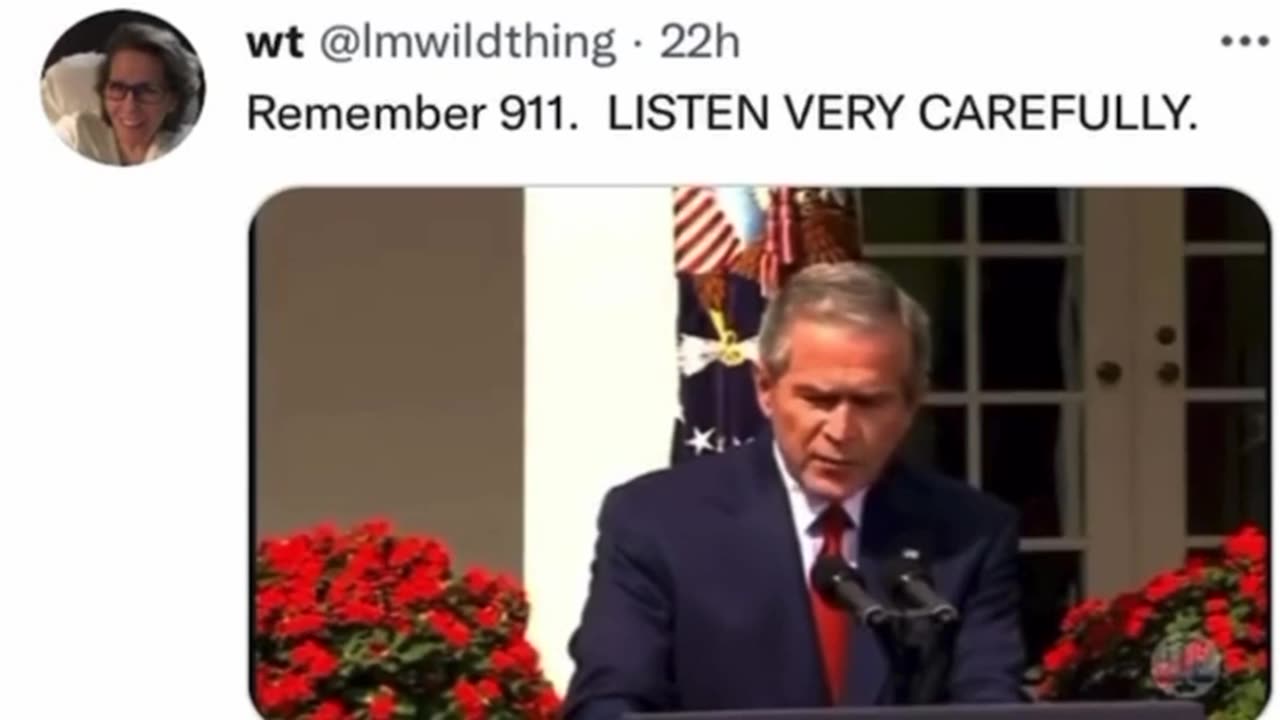 About 9/11: Bush incriminating himself