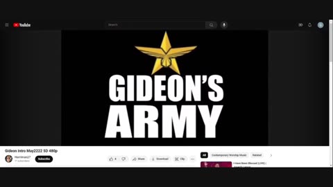 GIDEONS ARMY FRIDAY 1/19/24 @ 930 AM EST