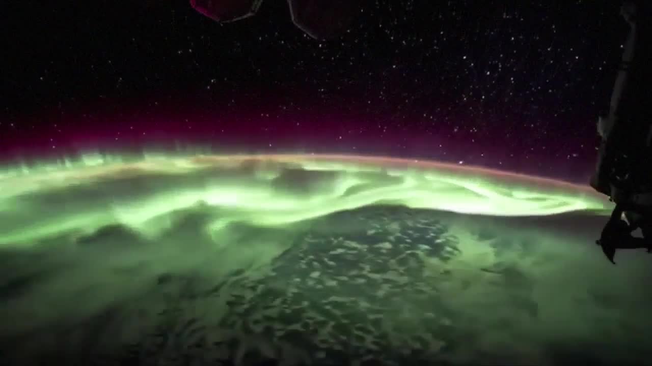 WATCH _ Time lapse of the Aurora Borealis from the International Space Station