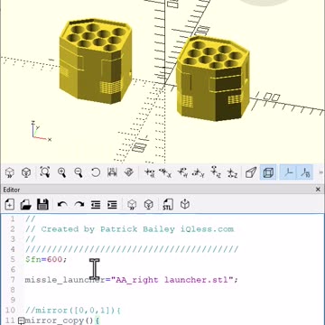 OpenScad: Mirror in OpenScad