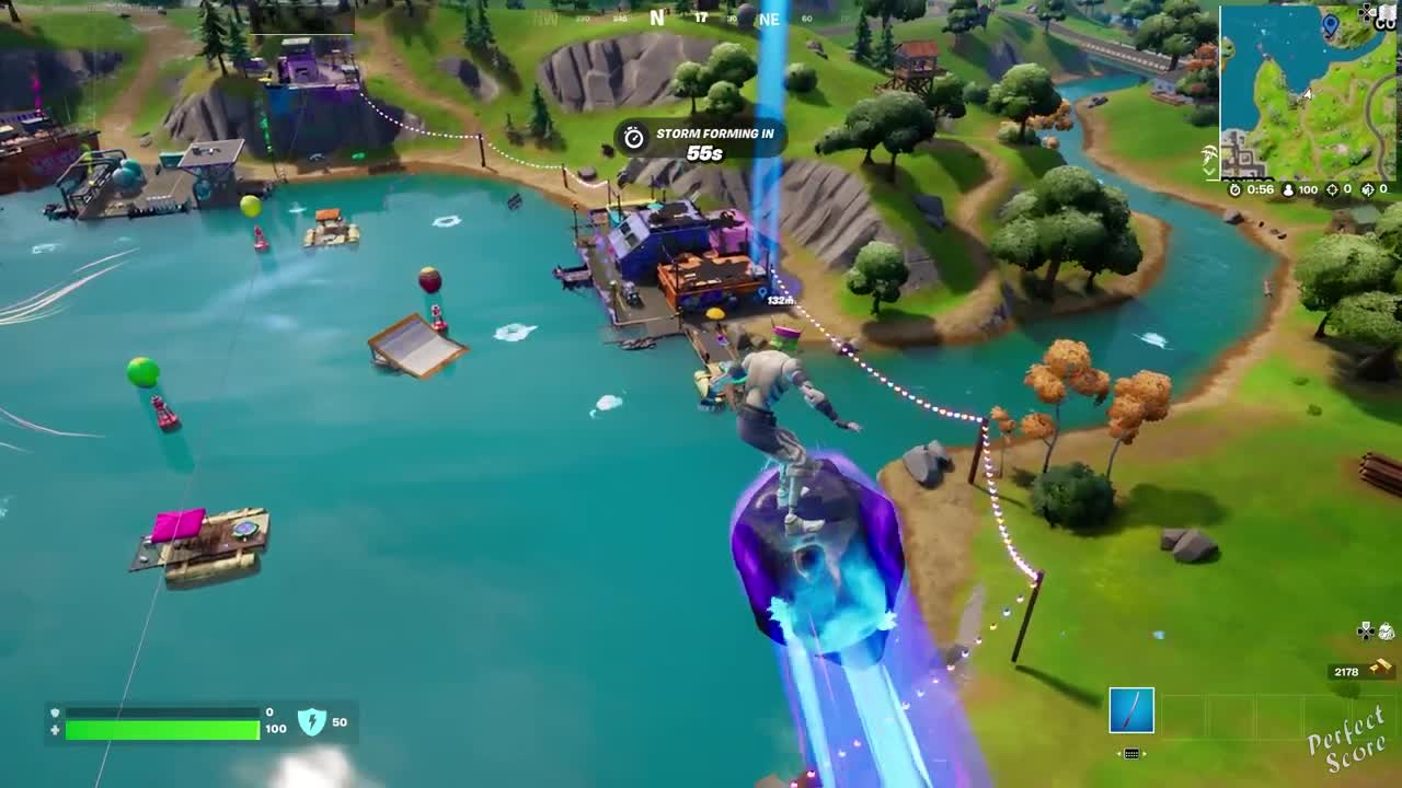 Carry the No Sweat Sign and Place it at a Sponsorship Location - Fortnite No Sweat Summer Quests