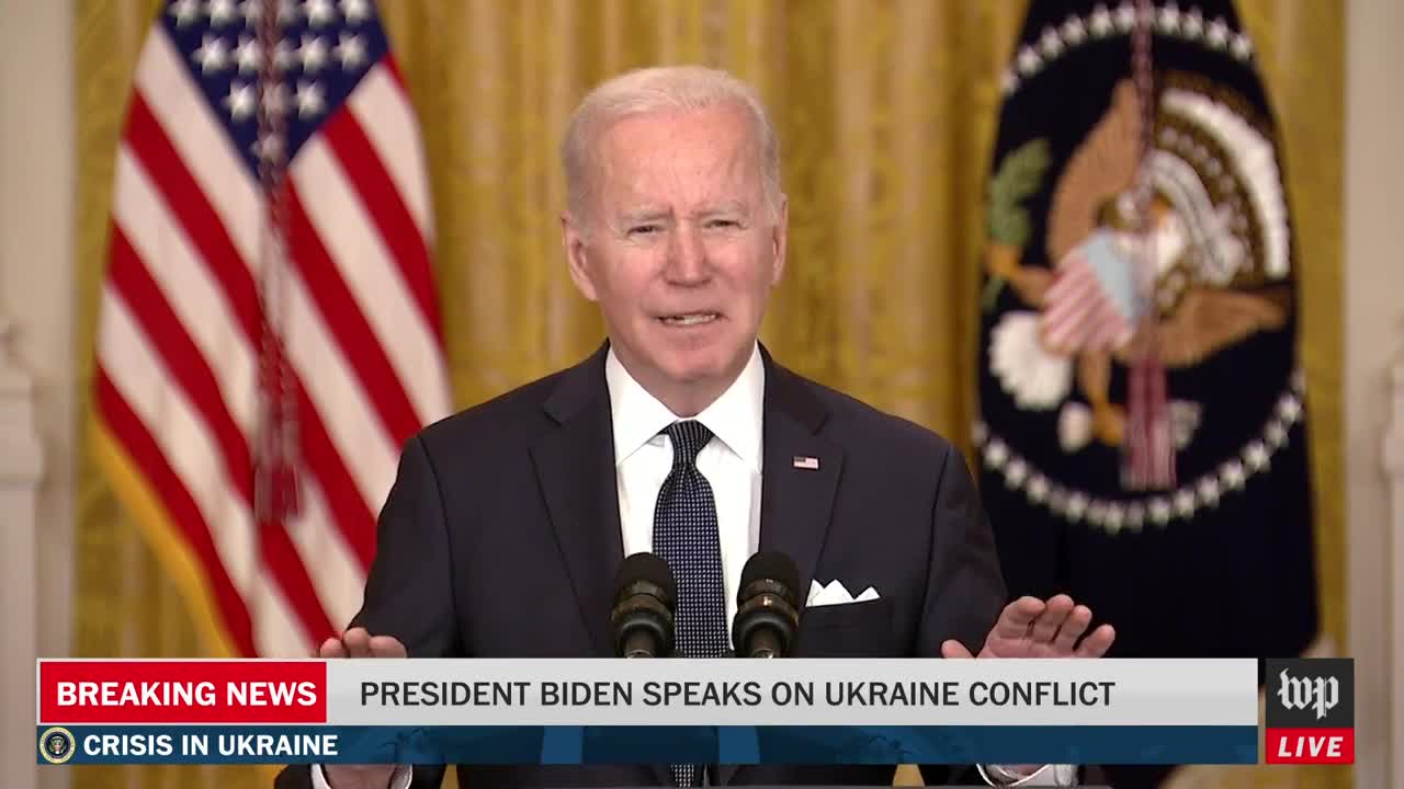 Biden Warns Russia Of Cost Of War