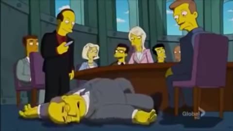 The Simpsons Pandemic episode from 2010