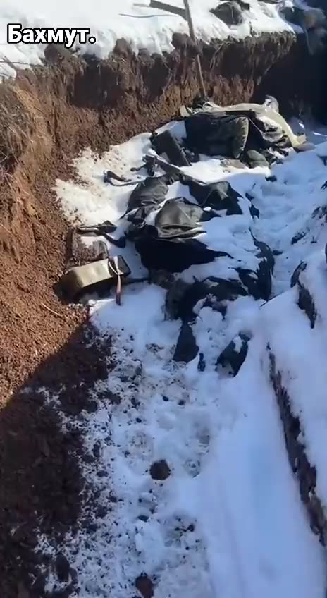 Clearing Russians Recently Abandoned Trenches