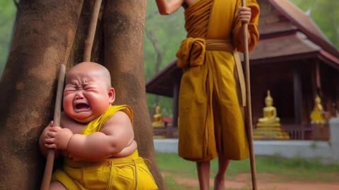 little monk so cute