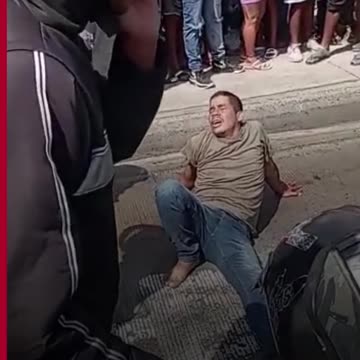 Presunto atracador herido