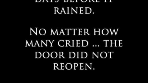 JESUS IS YOUR ARK OF SAFETY..