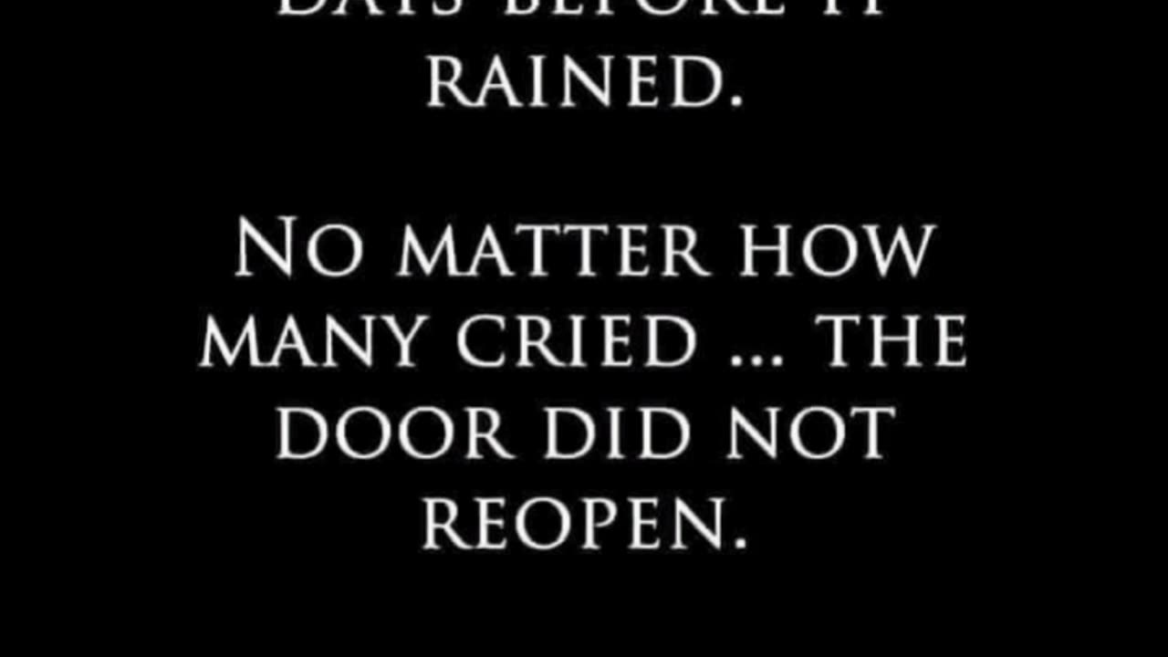 JESUS IS YOUR ARK OF SAFETY..