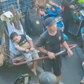 it's not much, but it means a lot with his happy laugh