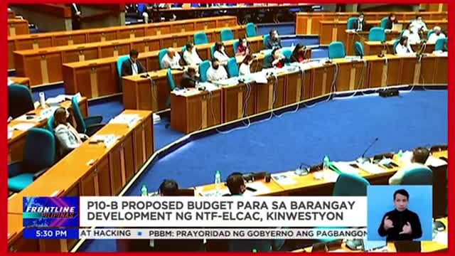 Deliberasyon ng Kamarasa proposed P5.3-T그budget, nagsimula na