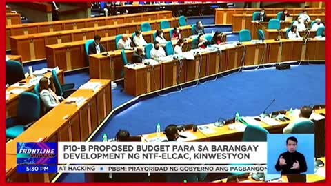 Deliberasyon ng Kamarasa proposed P5.3-T그budget, nagsimula na