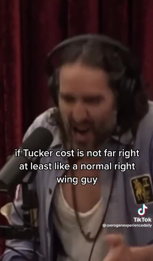 Russell brand on Tucker Carlson