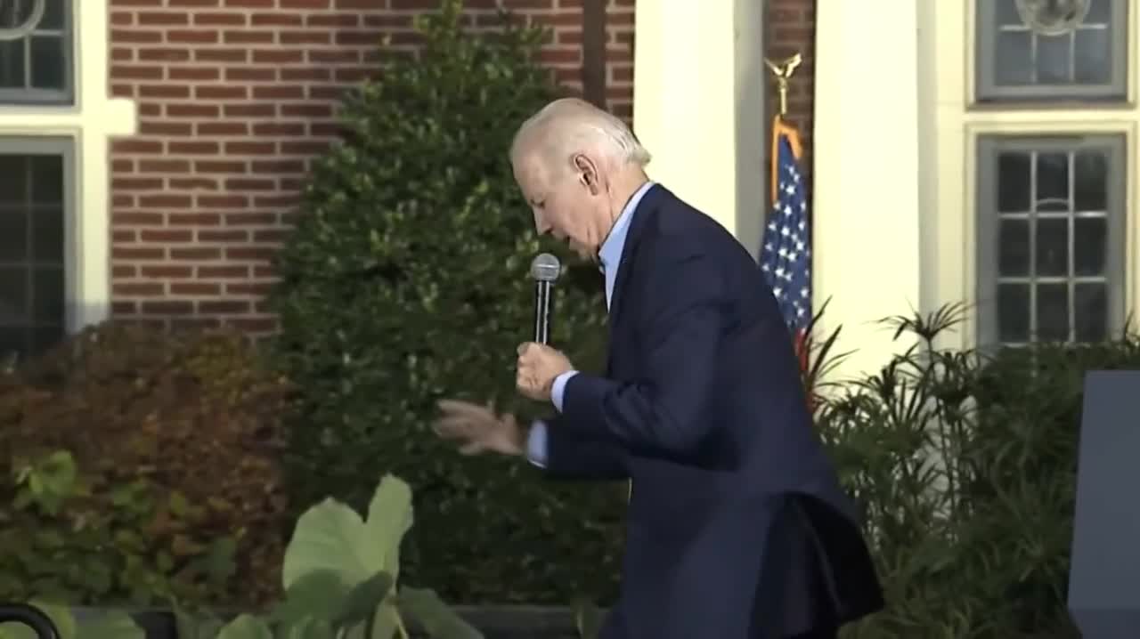 WATCH: Biden Almost BITES IT in Another Blunder