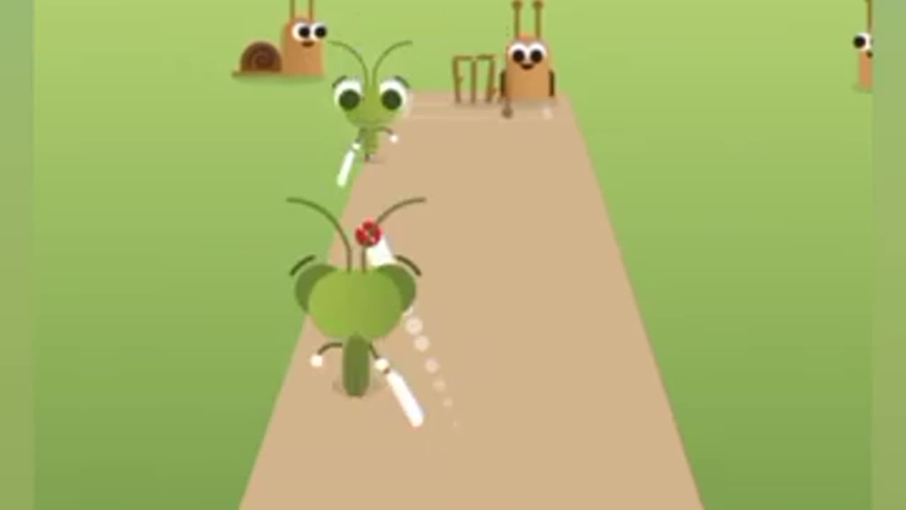 Google Doodle Cricket Game Play 7 Sixes and Scored 64