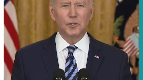 US President Joe Biden announces new sanctions against Russia