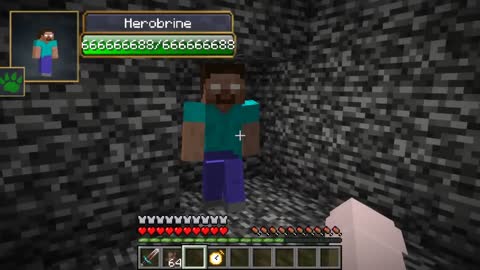 Herobrine vs Null all Сreepypasta mobs in minecraft part 81