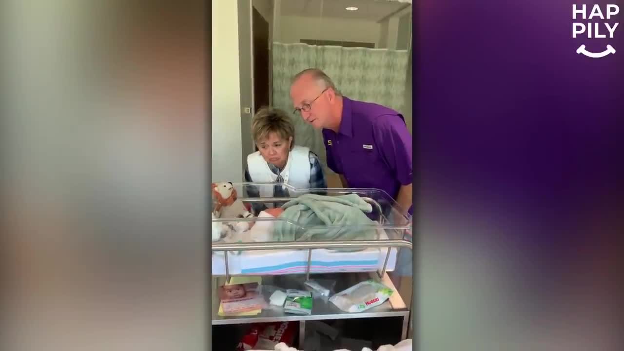 Grandpa Cries When He Discovers Baby Is Named After Him