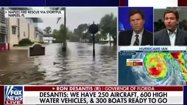 Ron DeSantis on Hurricane Ian