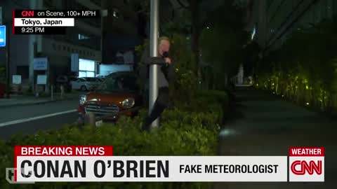 Fake Meteorologist Conan O'Brien Reports From Japan | CONAN on TBS