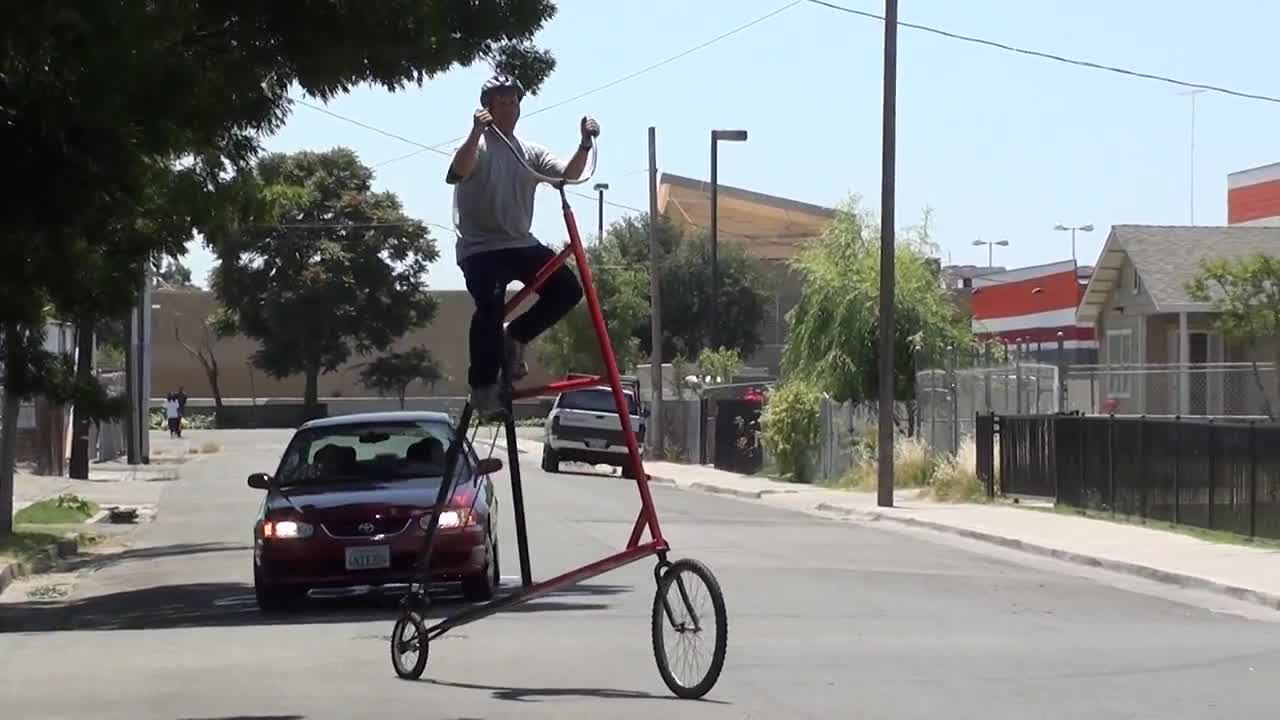 CRAZY, 10' tall bike