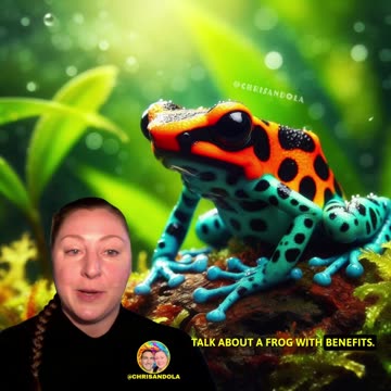 LOOK BUT DON'T TOUCH! Ola talks poison dart frog