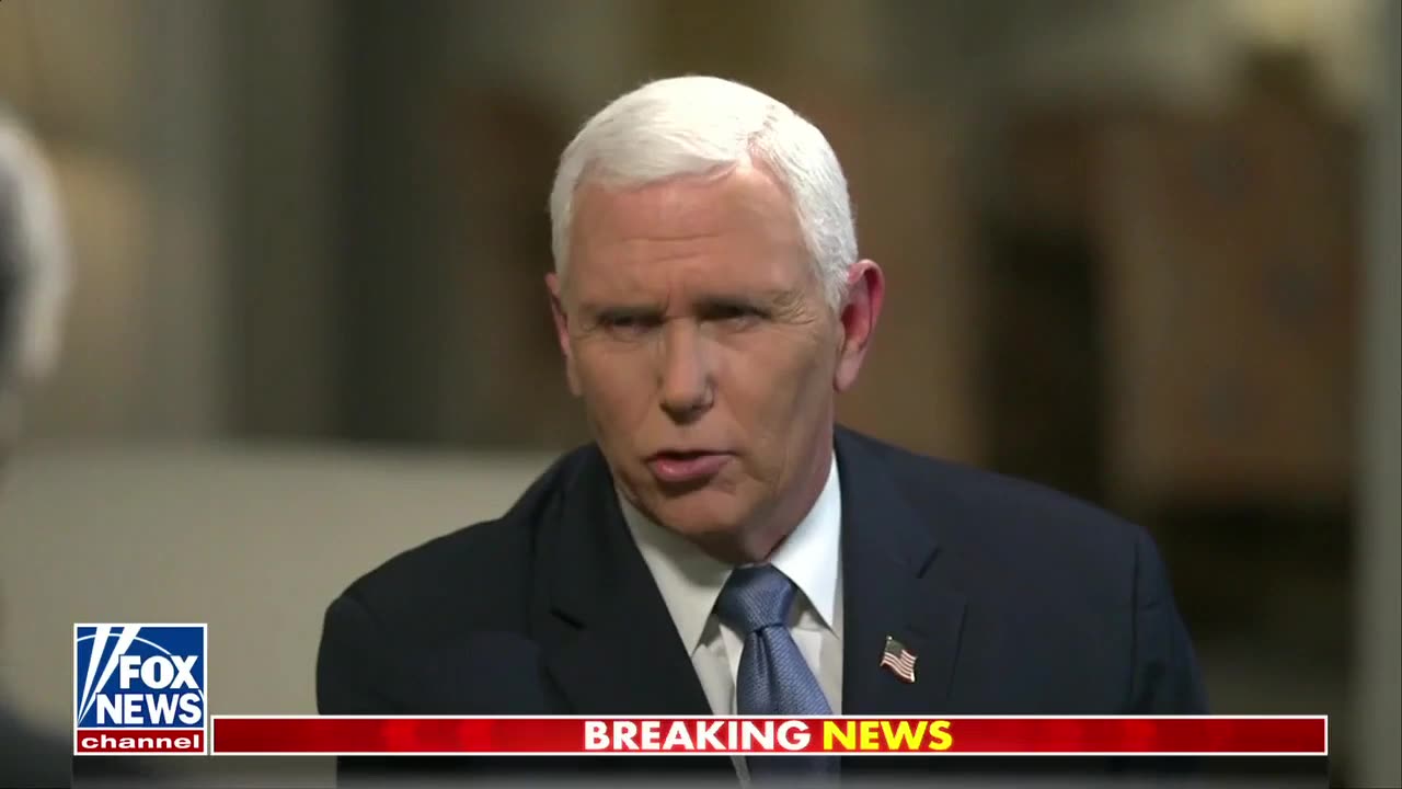Pence talks war in Ukraine, plans for possible 2024 run