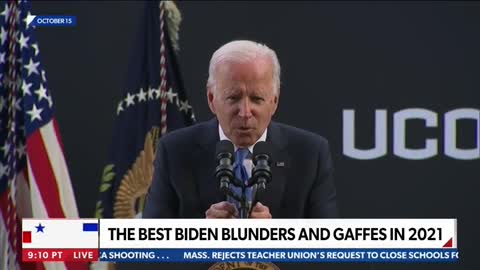 Bumbling Biden: Watch his five biggest blunders of 2021