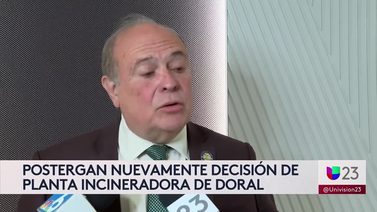 Postergan nuevamente decisión de planta incineradora de Doral