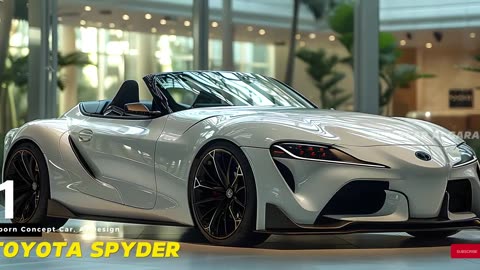 Toyota Spyder Reborn Concept Car, AI Design