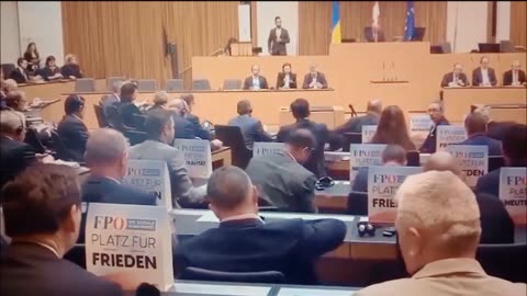 Austria's far-right Freedom Party walk out of Zelensky's Speech!