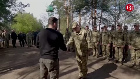 Ukraine's Zelenskiy visits border with Belarus and Poland