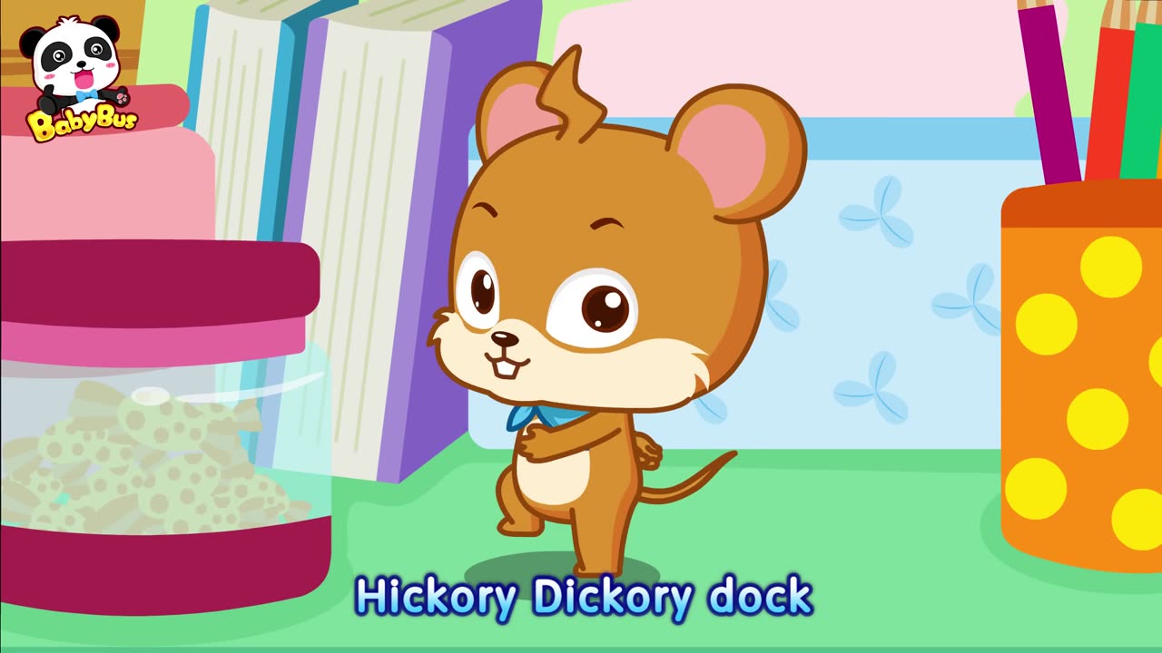 Hickory Dickory Dock | Nursery Rhymes | Kids Songs | BabyBus