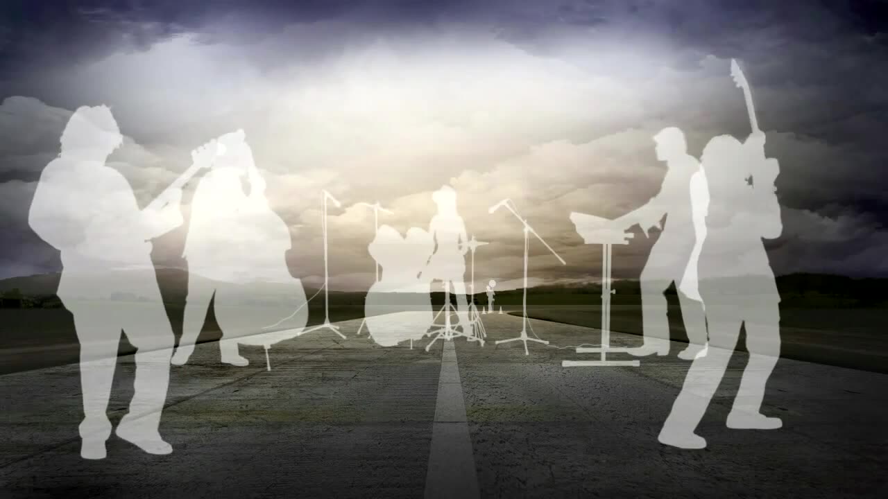 Country Rock Roadhouse Silhouette Musicians