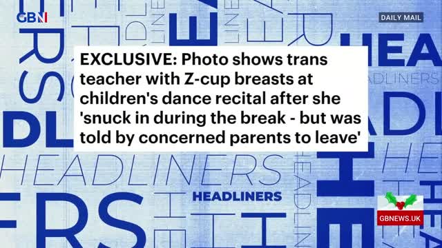 Photo shows trans teacher with Z-cup breasts at children’s dance Headliners