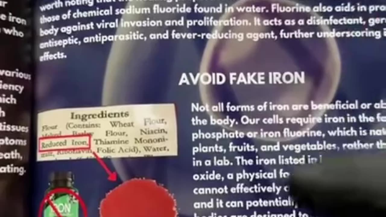 🚫 Pare de Comer Ferro! 🚫 Você não quer metais pesados em seu corpo. ❌
