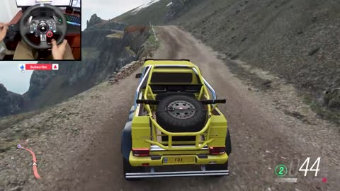 Mercedes G63 AMG 6x6 - OFF-ROAD in fortune island - Forza Horizon 4 - Logitech g29 gameplay 4K