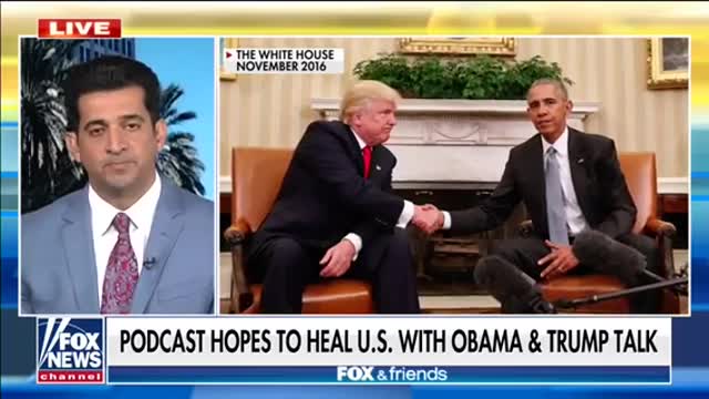 Prodcast hopes to heal US with obama and trump - Trump news