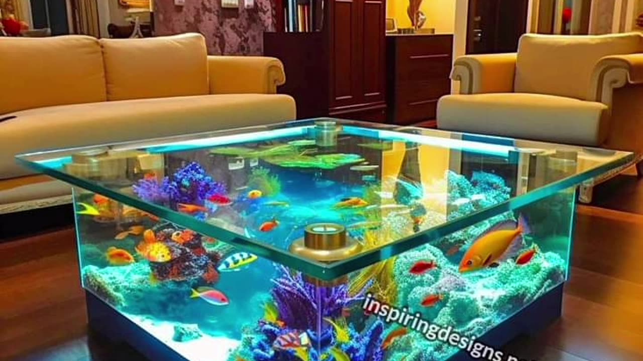 Table basse aquarium 1