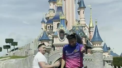 Flaming Disneyland Paris employee ruins a marriage proposal